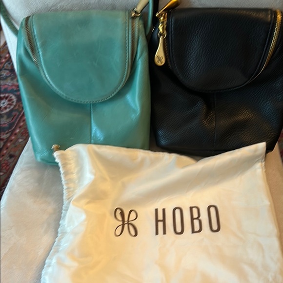 HOBO Black and Green Leather crossbody bags - Picture 9 of 9